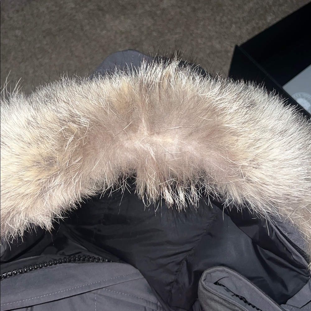 Canada Goose Women's Grey Puffer with Fur Trim - Picture 5 of 15
